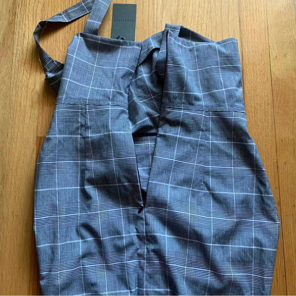 NWT All Saints Astrid Check Dress // Sz US 6 - Picture 5 of 5